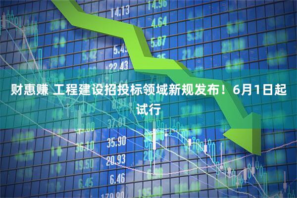 财惠赚 工程建设招投标领域新规发布！6月1日起试行