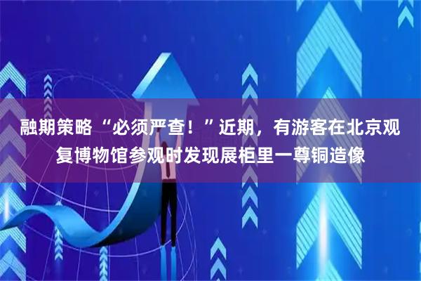 融期策略 “必须严查！”近期，有游客在北京观复博物馆参观时发现展柜里一尊铜造像